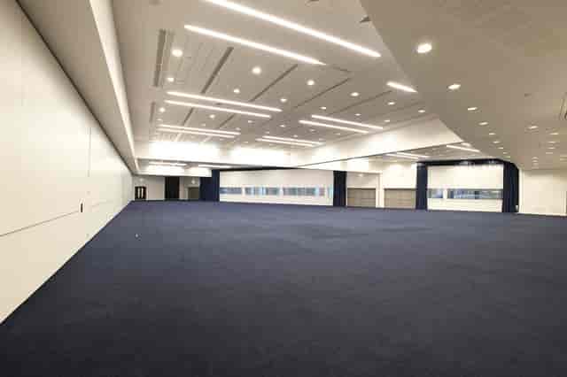 Manchester Central blank-canvas event space with high ceilings for conferences and trade shows.