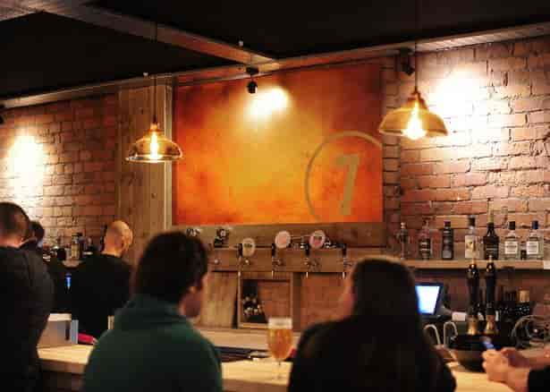 Industrial-chic Ancoats beerhouse bar for post-conference happy hour and team networking events.