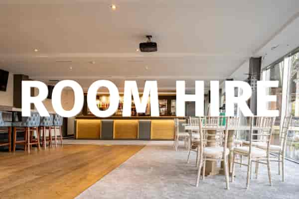 Modern event space in Barca Bar, ideal for corporate meetings and social gatherings.