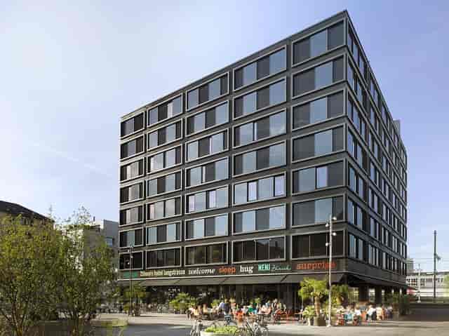 Freiraum at 25hours Hotel Zurich: modern design venue for corporate events and conferences.