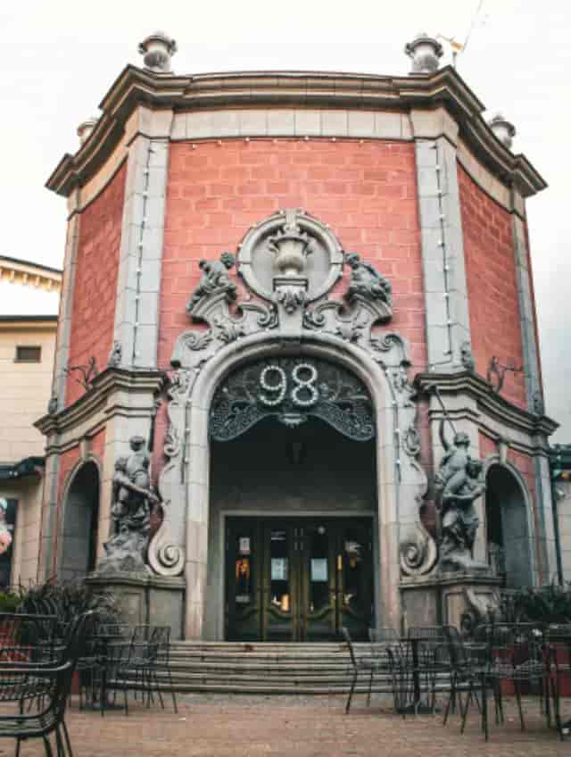 Historic Splendid Palace movie theater entrance for luxury event venue and premiere hosting.
