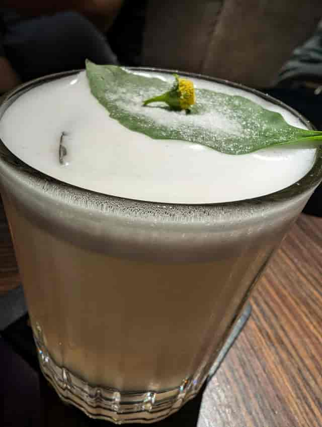 Signature cocktail at Cloud Nine networking reception for VIP event.