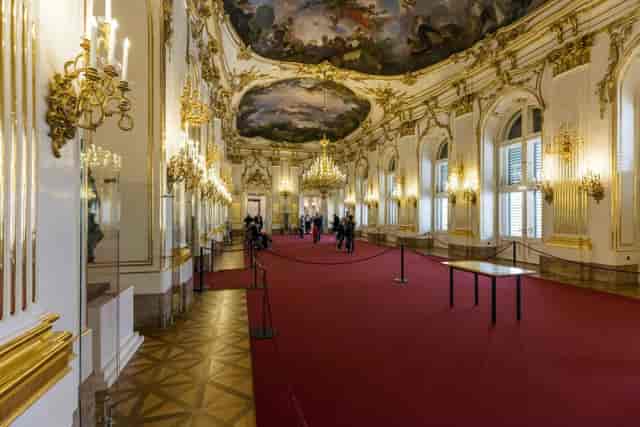 Zeremoniensaal at Schönbrunn Palace: historic ballroom venue for luxury gala and corporate events.