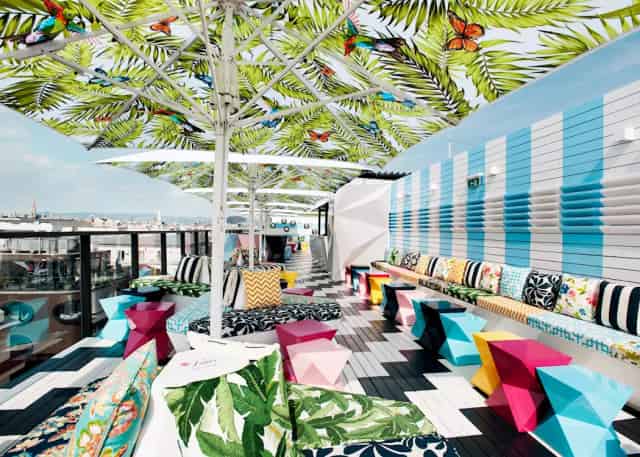 Rooftop event space