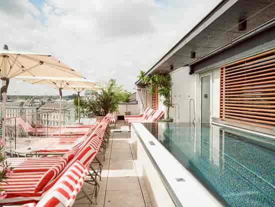 Grand Ferdinand rooftop restaurant for VIP networking and corporate cocktail events.