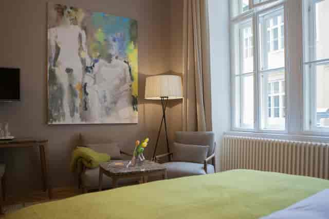Level41 Altstadt Hotel Vienna boutique guestroom for VIP accommodation or intimate event sessions.