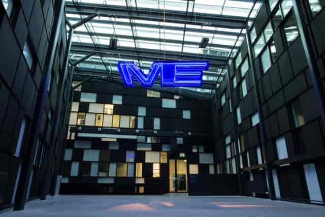 Modern industrial function room at CUBE14, ideal for cocktail receptions and brand activations.