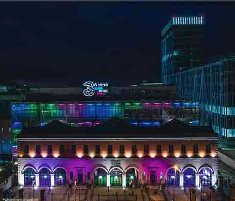 Main Arena at 3Arena, Dublin: High-capacity venue for large-scale live events and production.