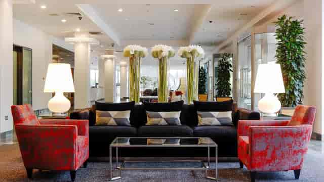 Herbert Park Hotel luxury lounge for corporate networking and sophisticated private dining events.