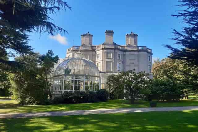 Farmleigh House glasshouse for corporate retreats and boutique weddings.