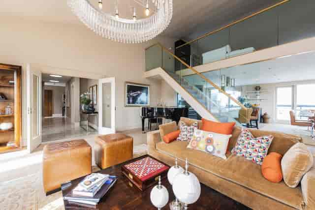 VIP meeting space in PYE Bar Dundrum Penthouse with lounge seating for private board retreats.