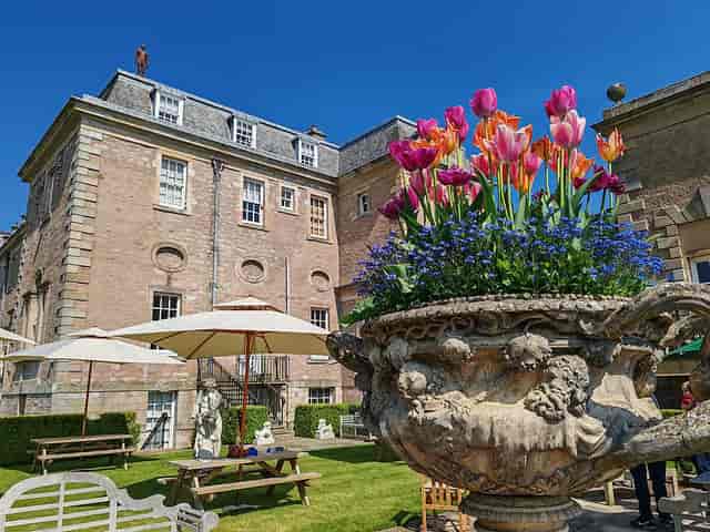 West Gardens at Marchmont House: upscale outdoor corporate event venue with historic architecture.