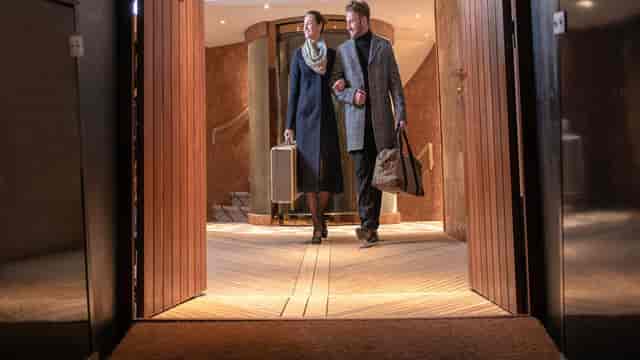 Fingal Hotel ballroom, elegant foyer for corporate retreats and luxury incentive trip events.