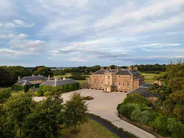 Waterfront at Archerfield House: Exclusive luxury venue for corporate retreats and weddings.
