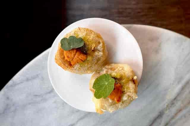 Gourmet passed hors d'oeuvre for premium cocktail reception or VIP gala dining.