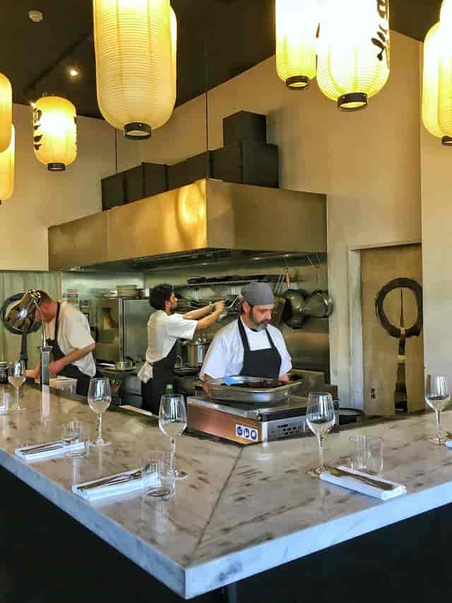 High-end chef-driven open kitchen for intimate VIP dining and corporate event experiences.
