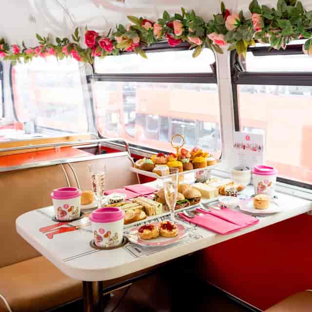 Brigit’s Afternoon Tea Bus: mobile catering for corporate incentive events and group meetings.