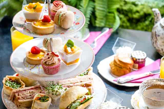 Brigit’s Afternoon Tea Bus London: VIP event catering with elegant table service.