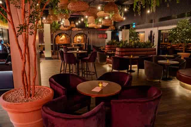 Stylish Hideaway venue in Co-op Live, perfect for intimate gatherings and networking events.