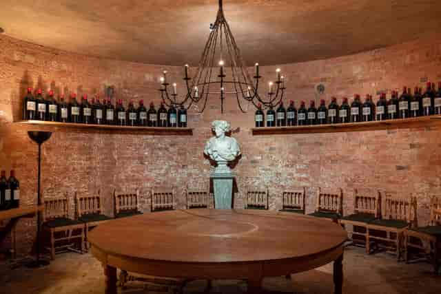 The Cellars at Waddesdon: Atmospheric VIP roundtable and exclusive private event venue.