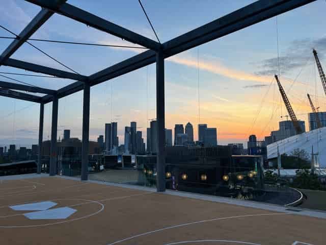 Rooftop Basketball Court