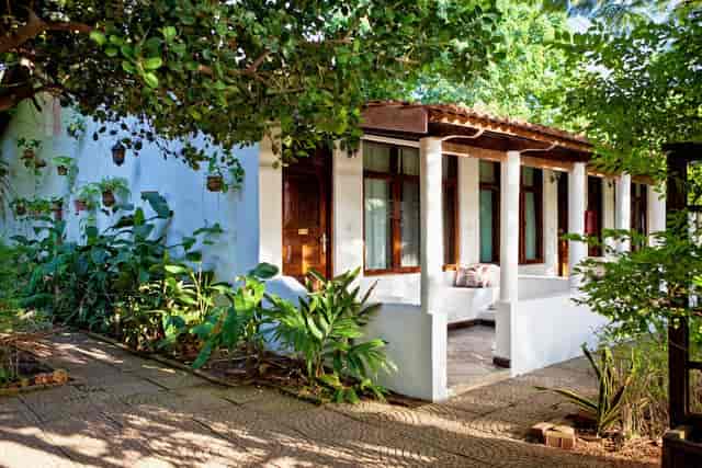 Boutique Mediterranean hotel restaurant for executive retreats and private wellness workshops.