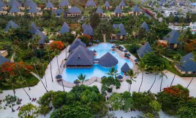 Neptune Pwani Beach Resort conference room pool view for incentive trips and executive retreats.