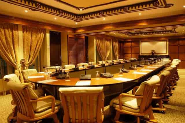 Boardroom at Kunduchi Beach Hotel, featuring an elongated table for executive meetings and events.