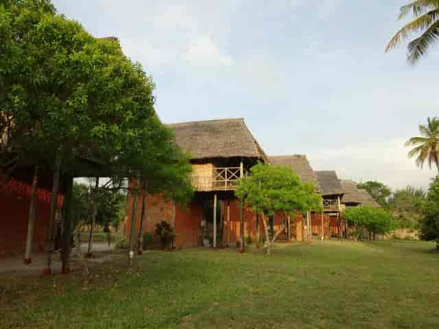 Rustic beach campsite for executive offsites and team building retreats at Kipepeo Village.