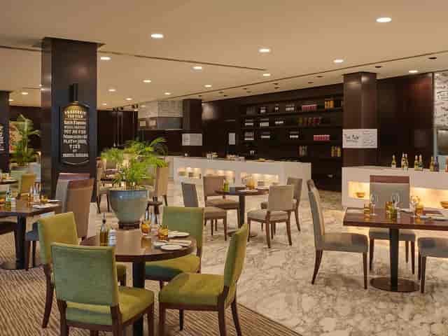 Upscale restaurant venue for corporate networking luncheons and private event breakout sessions.