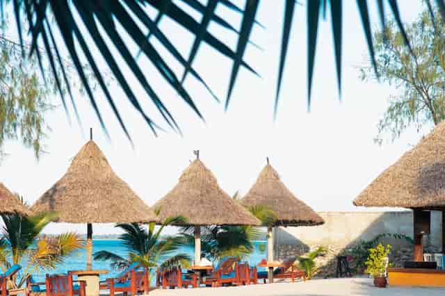 Kijiji Beach Resort outdoor area, ideal for upscale incentive travel and corporate event space.