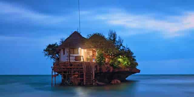 The Rock Restaurant dining area for an exclusive incentive dinner and VIP retreat.