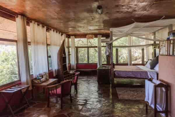 Luxury safari lodge conference room for executive retreats and business incentive travel.
