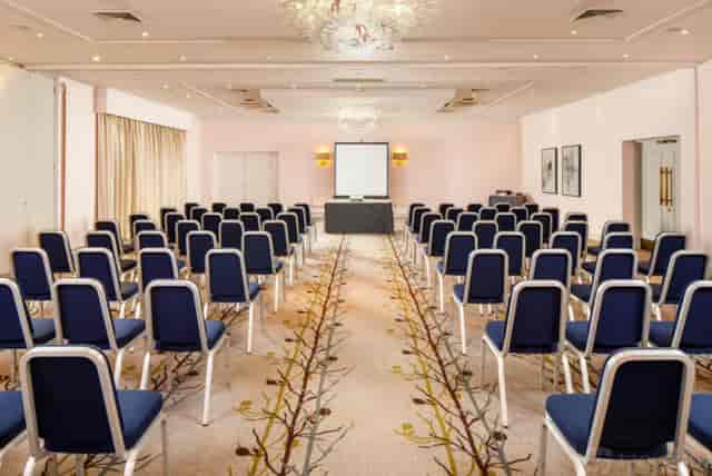 Park Suite theater-style meeting room at Mercure Bristol North, ideal for corporate events.