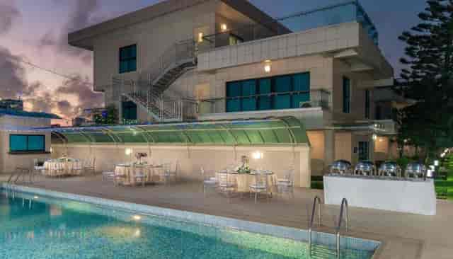 Poolside dinner venue at Protea Hotel Lagos Kuramo Waters for intimate receptions and events.