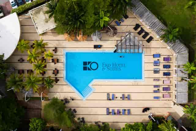 Fantasia poolside venue at Eko Hotels for networking receptions and open-air corporate events.