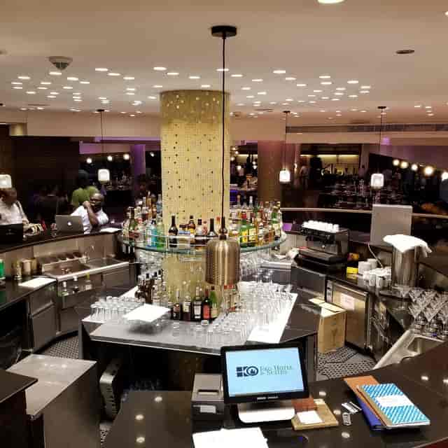 Sky Bar at Kilo Royal Hotel: central bar for networking and corporate cocktail events.