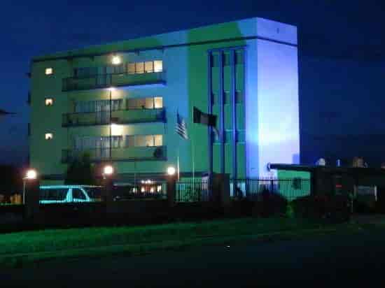 Blue Lodge Hotel restaurant evening venue for corporate events and private site selection.