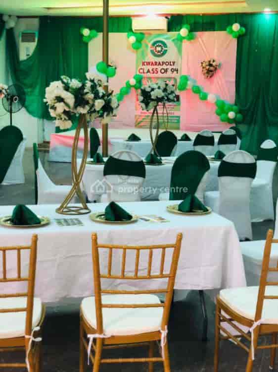 Zen Garden conference room banquet setup with gold Chiavari chairs for professional event planning.