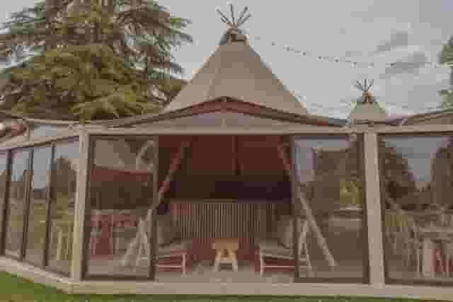 Tipis at Mapledurham