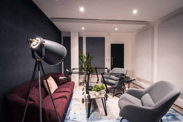 Lounge Style Podcast Room