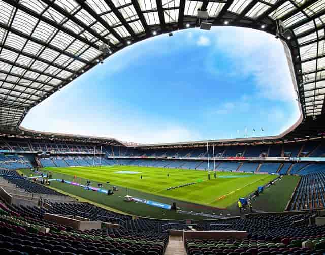 West Stand at Murrayfield Stadium, ideal for corporate festivals and large-scale brand activations.