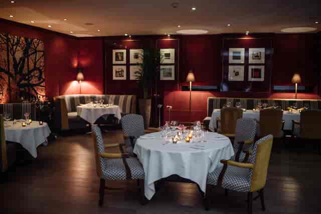 Private dining room at The Balmoral Hotel for executive board dinners and VIP networking events.