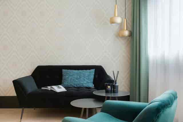 Jewel-toned breakout room for VIP corporate retreats and executive stakeholder meetings.