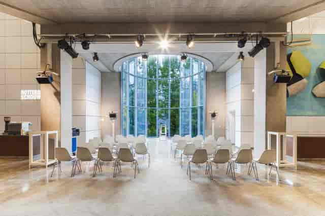 Theater Rotterdam venue with architectural backdrop for theater-style presentations and events.