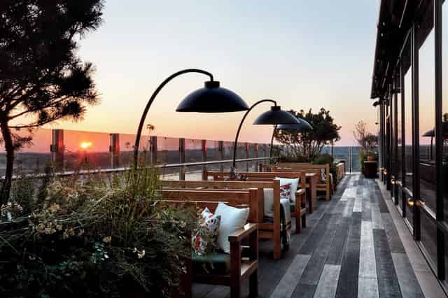 Rooftop terrace