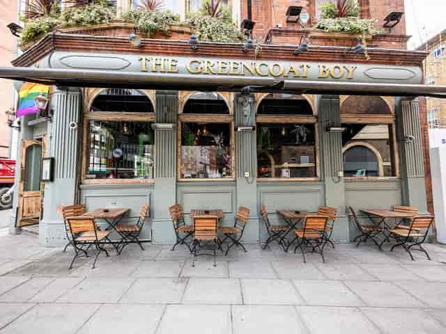 Mayfair Lounge & Grill outdoor seating, ideal for casual networking and gatherings.