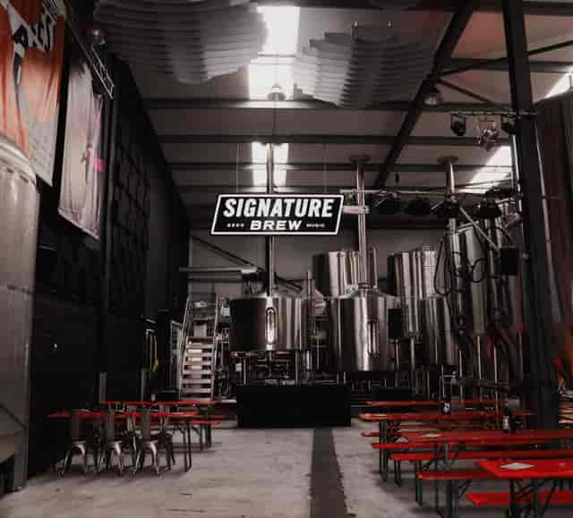 Industrial-chic Brewhall brewery venue for corporate events and brand activations.