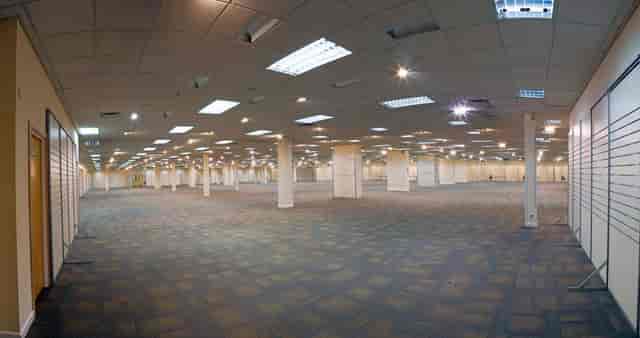 Cranmore I exhibition space featuring structural pillars, ideal for trade show and expo event setups.