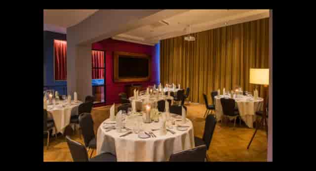 Elegant banquet hall for corporate gala or private function at Genting Hotel.